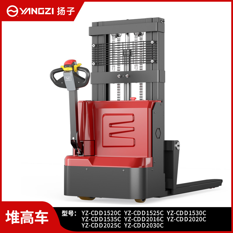 揚(yáng)子電動(dòng)叉車堆高車液壓升降裝卸車托盤(pán)搬運(yùn)車CDD-C
